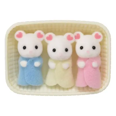 Figurky Sylvanian Families Baby Marshmallow myšky trojčata