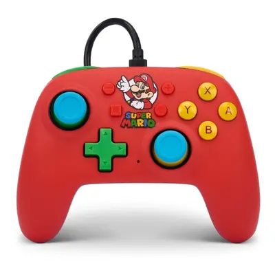 Gamepad PowerA Wired Nano Controller - Mario Medley - Nintendo Switch