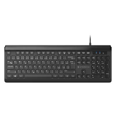 Klávesnice Eternico Home Keyboard Wired KD2020 černá - CZ/SK