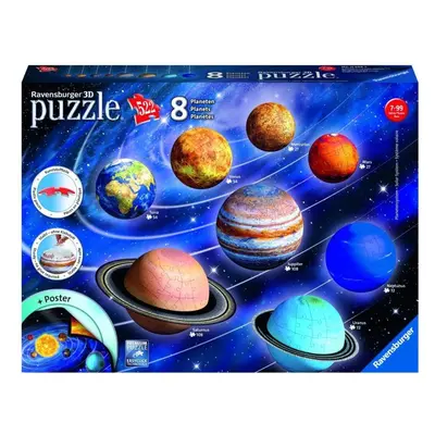 3D puzzle Ravensburger 3D 116683 Planetární soustava