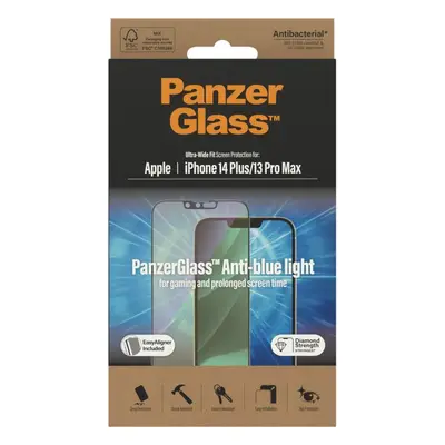 Ochranné sklo PanzerGlass Apple iPhone 13 Pro Max/14 Plus s Anti-BlueLight vrstvou a instalačním