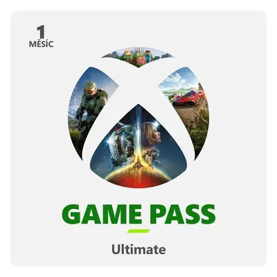 Dobíjecí karta Xbox Game Pass Ultimate - 1 měsíční předplatné