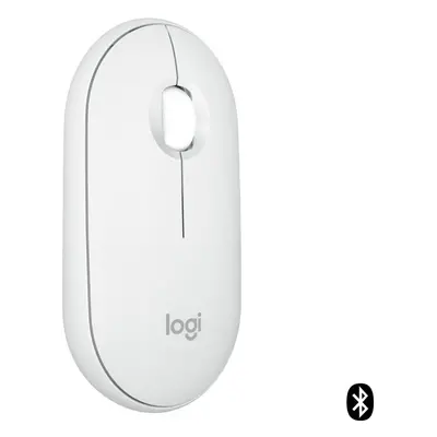 Myš Logitech Pebble 2 M350s Wireless Mouse, Off-white