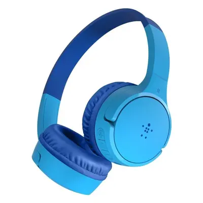 Bezdrátová sluchátka Belkin Soundform Mini - Wireless On-Ear Headphones for Kids - modrá