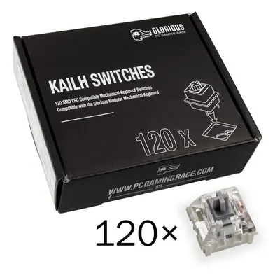 Mechanické spínače Glorious PC Gaming Race Kailh Speed Silver Switches 120