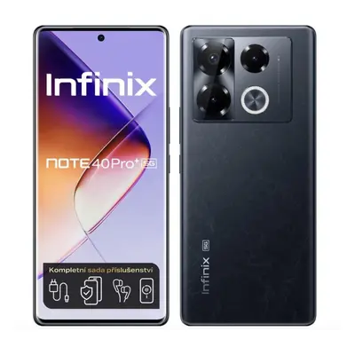 Mobilní telefon Infinix Note 40 PRO+ 5G 12GB/256GB Obsidian Black