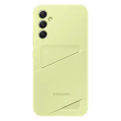 Kryt na mobil Samsung Zadní kryt s kapsou na kartu Galaxy A34 5G Lime