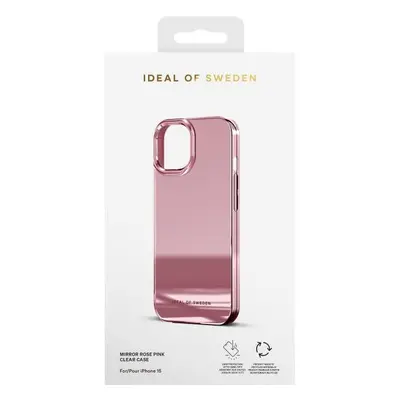 Kryt na mobil iDeal Of Sweden Ochranný kryt Clear Case pro iPhone 15 Mirror Pink