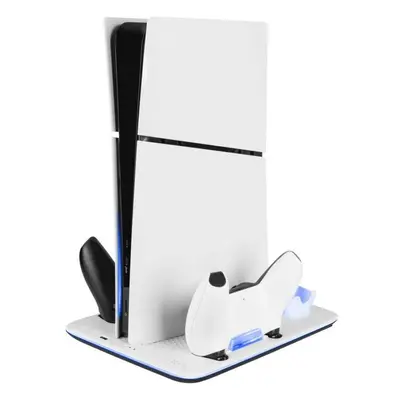 Stojan na herní ovladač FIXED Multifunctional Stand pro PS5 (Slim) s větráky a nabíjením pro dva