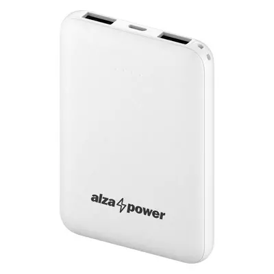 Powerbanka AlzaPower Onyx 5000mAh bílá