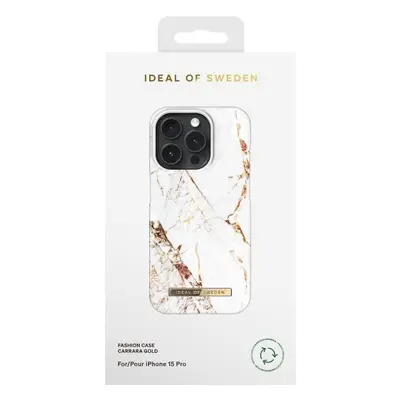 Kryt na mobil iDeal Of Sweden Ochranný kryt Fashion pro iPhone 15 Pro Rose Pearl Marble