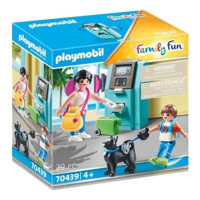 Stavebnice Playmobil 70439 Turisti s bankomatem