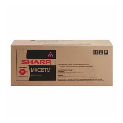 Sharp originální toner MX-C35TM, magenta, 6000str., Sharp MX-C357F, MX-C407P, O