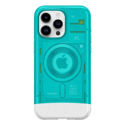 Kryt na mobil Spigen Classic C1 MagSafe Bondi Blue iPhone 15 Pro Max