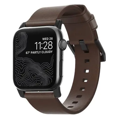 Řemínek Nomad Horween Leather Strap Modern Brown Apple Watch 42/44/45/Ultra 49mm