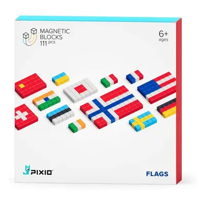 Stavebnice Pixio Flags Smart magnetická