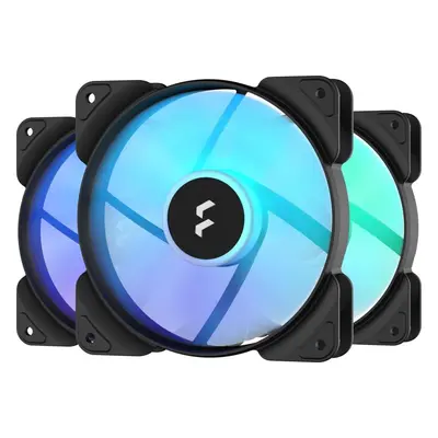 Ventilátor do PC Fractal Design Aspect 12 RGB PWM Black Frame (3pack)