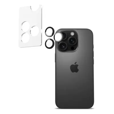 Ochranné sklo na objektiv AlzaGuard Elite Lens Protector pro iPhone 16 Pro / 16 Pro Max černé