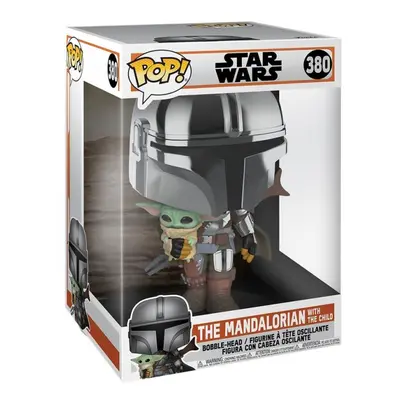 Funko POP TV: SW The Mandalorian -10" Mandalorian (w/chrome armour)