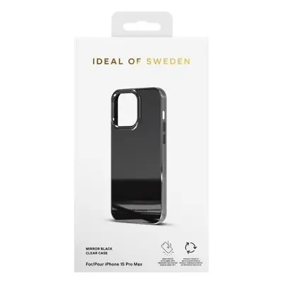 Kryt na mobil iDeal Of Sweden Ochranný kryt Clear Case pro iPhone 15 Pro Max Mirror Black