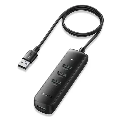 USB Hub UGREEN USB 3.0 4-Port Hub 1m (Black)