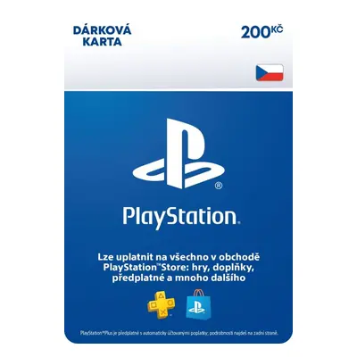 Dobíjecí karta PlayStation Store - Kredit 200 Kč - CZ Digital