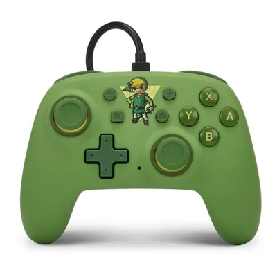 Gamepad PowerA Wired Nano Controller - Toon Link - Nintendo Switch