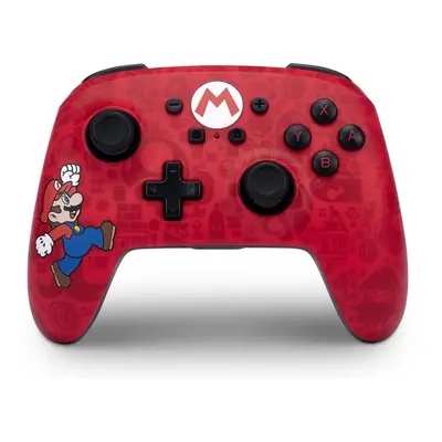 Gamepad PowerA Enhanced Wireless Controller - Here We Go Mario - Nintendo Switch