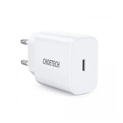 Nabíječka do sítě ChoeTech PD20W Type-C PD Wall Charger White