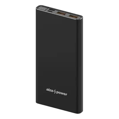 Powerbanka AlzaPower Metal 10000mAh Fast Charge + PD3.0 černá