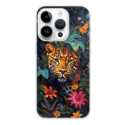 iSaprio Flower Jaguar - iPhone 15 Pro mnmfljag-TPU3-i15p