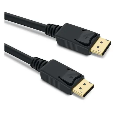 Video kabel PremiumCord DisplayPort 1.4 propojovací kabel M/M, zlacené konektory, 1,5m