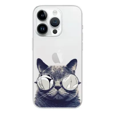 Kryt na mobil iSaprio Crazy Cat 01 pro iPhone 15 Pro