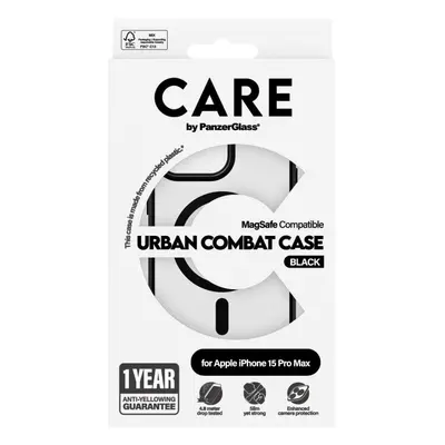 PanzerGlass CARE kryt Apple iPhone 15 Pro Max MagSafe Urban Combat černý/černý 1428