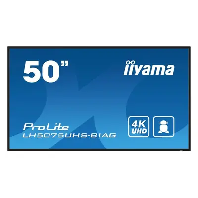 Velkoformátový displej 50" iiyama ProLite LH5075UHS-B1AG