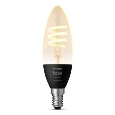 LED žárovka Philips Hue White Ambiance 4.6W 550 Filament svíčka E14