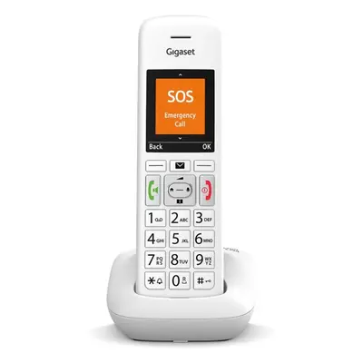 Telefon pro pevnou linku Gigaset E390 White