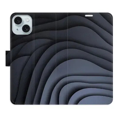 iSaprio Flip pouzdro Dark Waves pro iPhone 15 Plus n24dw-FLP2-i15pls