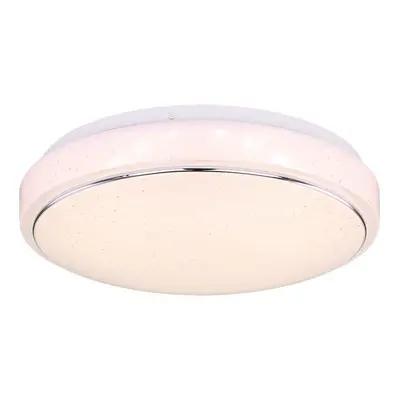 Globo 48408-18 LED stropní svítidlo 1x18W | 1300lm | 3000K - bílá, chrom