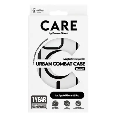 PanzerGlass CARE kryt Apple iPhone 15 Pro MagSafe Urban Combat černý/černý 1426