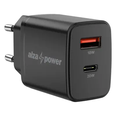 Nabíječka do sítě AlzaPower A101CA Fast Charge 20W černá