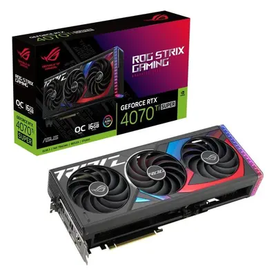 Grafická karta ASUS ROG STRIX GeForce RTX 4070 Ti SUPER O16G GAMING