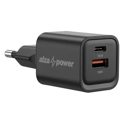 Nabíječka do sítě AlzaPower G400CA Fast Charge 35W černá