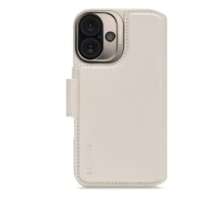 Pouzdro na mobil Decoded Leather Detachable Wallet clay iPhone 16