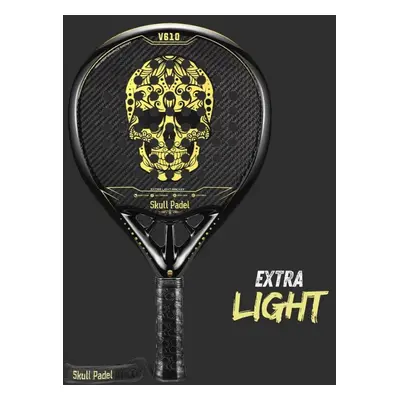 Padelová raketa Skull Padel V610 GOLD SKULL 3K Extra Light