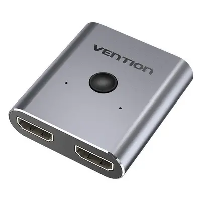 Switch Vention 2-Port HDMI Bi-Direction Switcher Silver