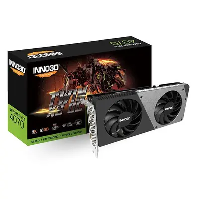 Grafická karta Inno3D GeForce RTX 4070 Twin X2 OC 12G