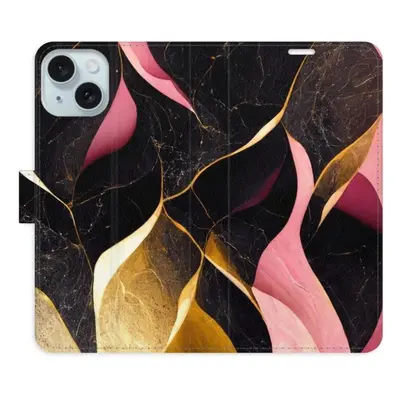 Kryt na mobil iSaprio Gold Pink Marble 02 pro iPhone 15 Plus