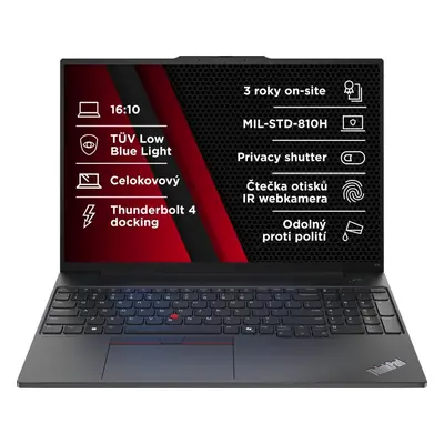 Notebook Lenovo ThinkPad E16 Gen 2 Graphite Black