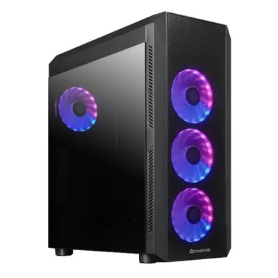 CHIEFTEC skříň SCORPION 4, ARGB, 4x 120mm, černá